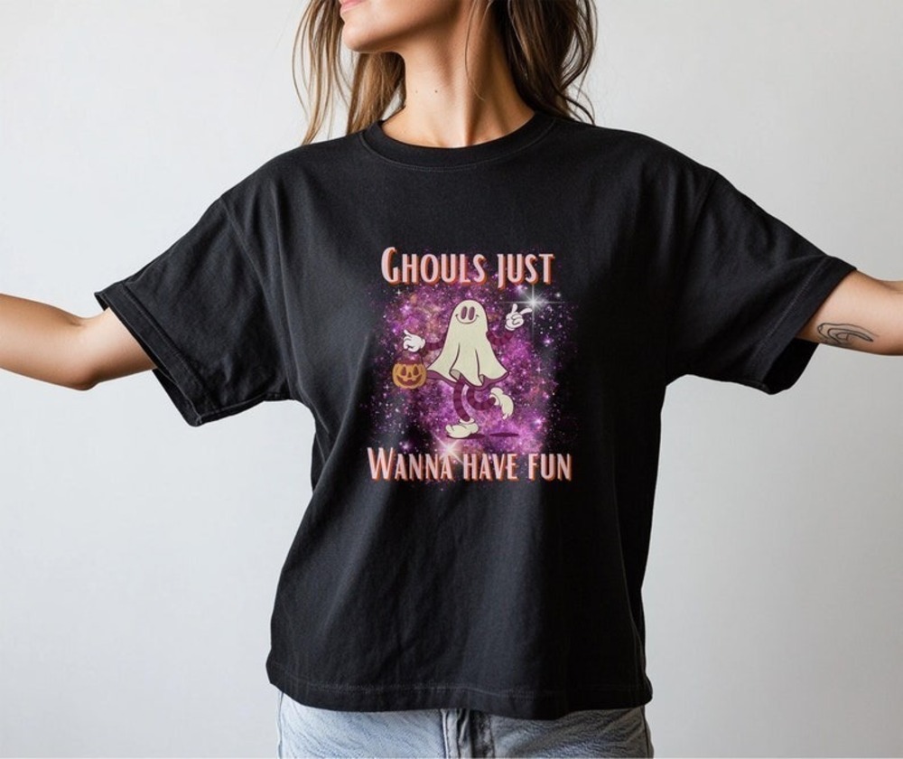 Halloween Retro T-Shirt Funny Fall Tee Cute Spooky Autumn Party Outfit